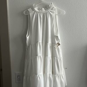 Impeccable Pig Twirl Around Dress - white